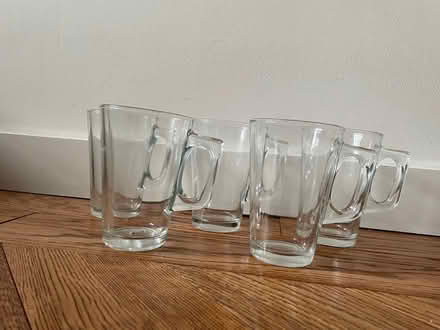 Photo of free Five glass coffee/tea mugs (BS1) #2