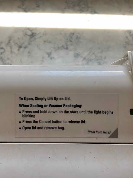 Photo of free FoodSaver Home Vacuum PackageSystem (NE Park Hill) #2