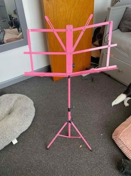 Photo of free Pink collapsible music stand (GL3) #1