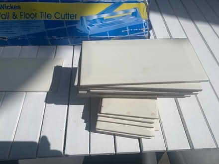 Photo of free 16 left over tiles and cutter (Idle Bradford) #2