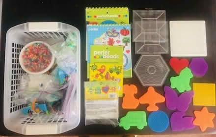 Photo of free Perler Beads Lot Books Plates Etc (South West Pasadena.) #1