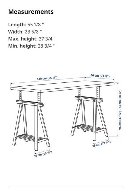 Photo of free IKEA table/trestle system (Mount pleasant) #2