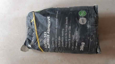 Photo of free Topps Rapid Flex tile adhesive (South Ham RG22) #1