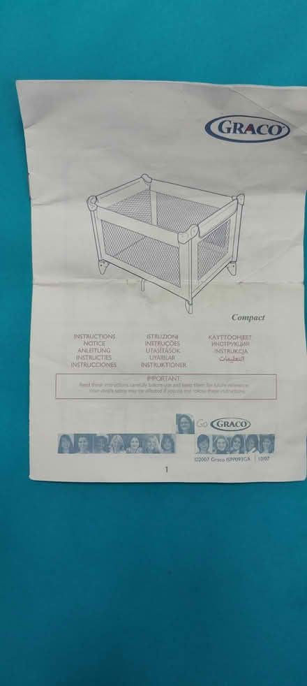 Photo of free Graco travel cot (Tring HP23) #1