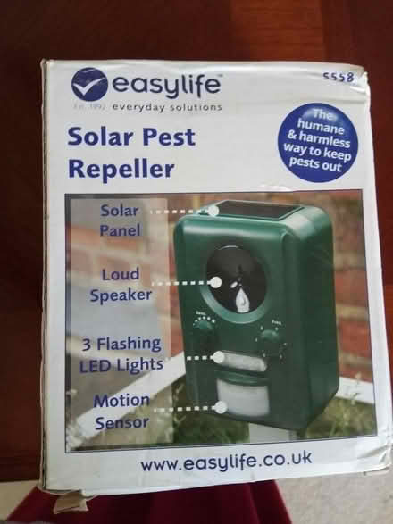 Photo of free Faulty(?)* Solar/battery Powered Garden Sonic Wave Mole/Rat (Horsley Woodhouse CP DE7) #1