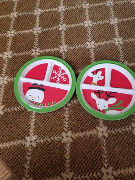 Photo of free 2 Toddler Christmas plates (Santa Monica) #2
