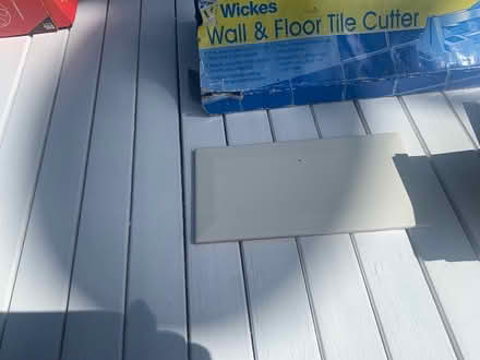 Photo of free 16 left over tiles and cutter (Idle Bradford) #1