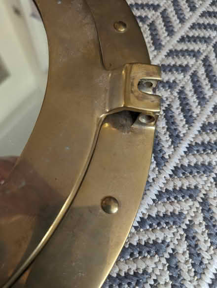 Photo of free Brass porthole mirror (Croydon CR0) #1