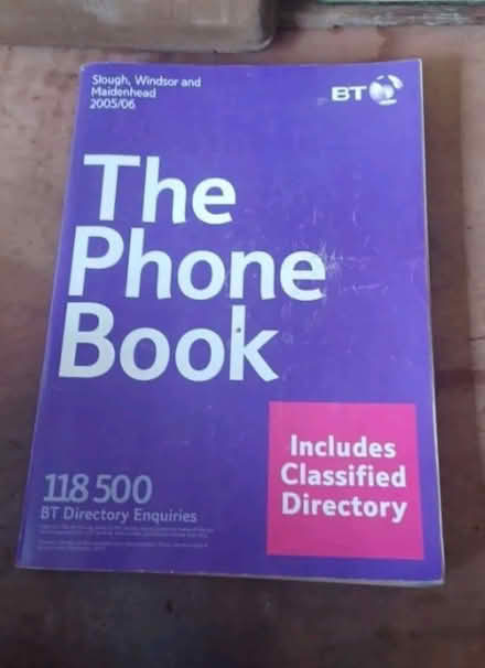 Photo of Telephone and yellow pages directories (Woodley RG5) #1