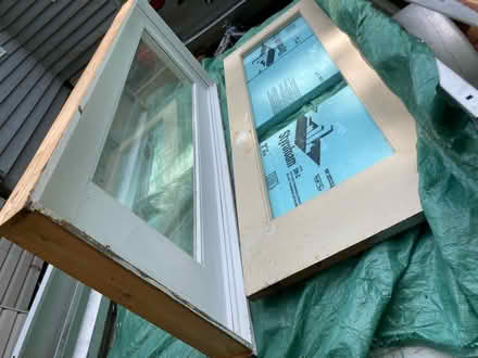 Photo of free One wood framed door with glass (Carp Road and McGee Side Road) #1