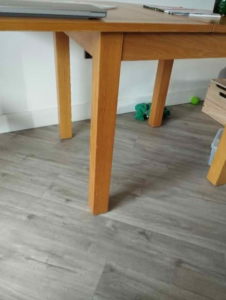 Photo of free Wooden oak foldable table (Stone, ST15) #2