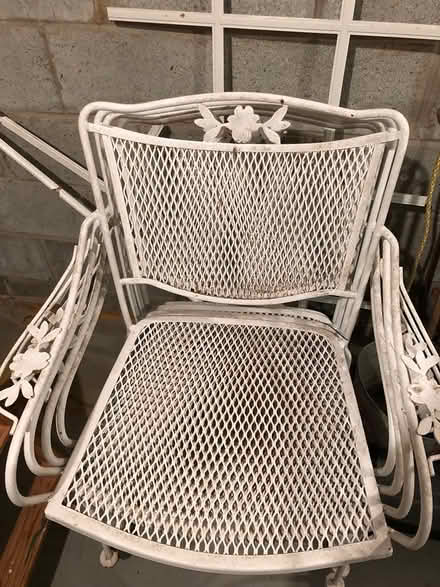 Photo of free Wrought iron patio set (Gladstone) #2