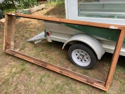 Photo of free One wood framed door with glass (Carp Road and McGee Side Road) #4