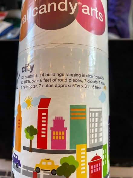 Photo of free Removable stickers for child mural (woodley park) #1