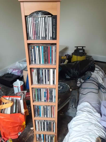 Photo of free 2 pine C D racks (Wellington somerset) #1