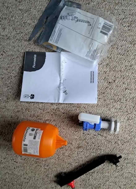 Photo of free Toilet flush water valve assembly (Moggerhanger MK44) #1