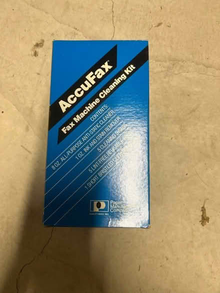 Photo of free fax machine cleaning kit (norwalk) #1