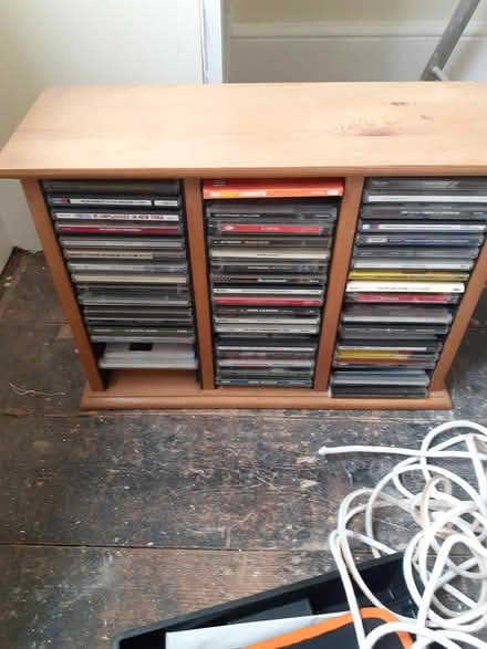 Photo of free 2 pine C D racks (Wellington somerset) #2