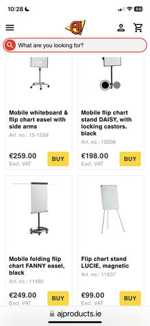 Photo of free Flip chart stand (Castleknock) #3