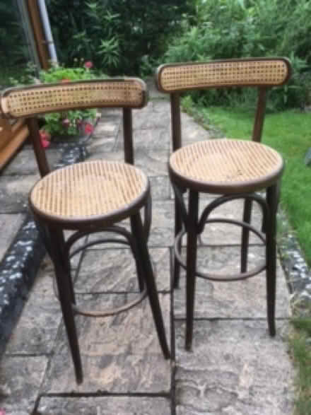 Photo of free Pair of Kitchen/Bar Stools (Clapham MK41) #2