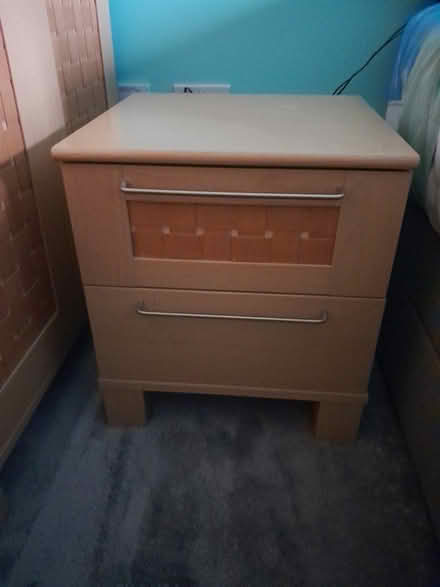 Photo of free 2 drawer bedside table (North Shields) #1