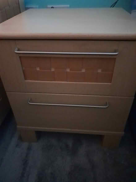 Photo of free 2 drawer bedside table (North Shields) #2