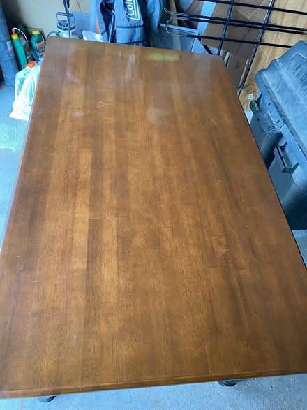 Photo of free 3’ x 5’ wood table (DownersGrove,Fairview & 59th) #1