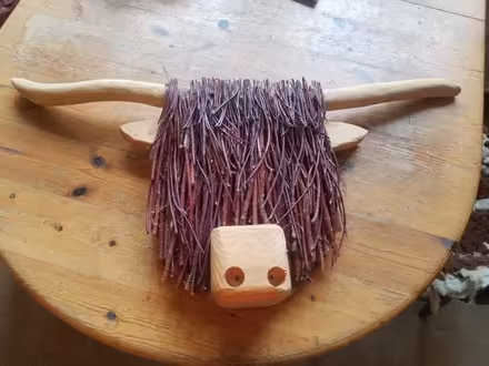 Photo of free Home crafted Highland cow (Monimail KY15) #1