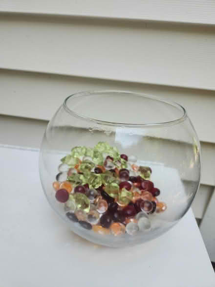 Photo of free Fish Bowl with stones (West Concord MA) #2