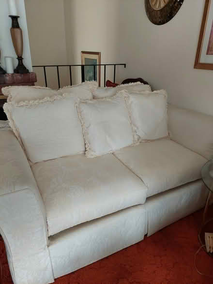 Photo of free White Sofa and Love Seat (Daly City) #1