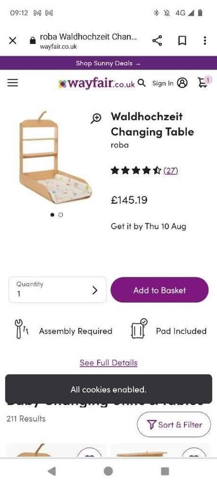 Photo of free Baby Changing Station (RH12) #4