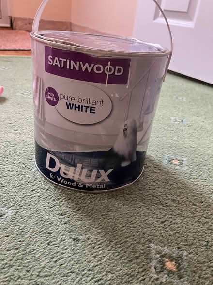 Photo of free 2.5L can Deluxe satinwood paint (South Woodham Ferrers CM3) #1