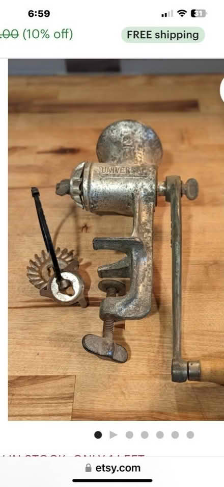 Photo of kitchen meat grinder (92120 San Carlos) #1