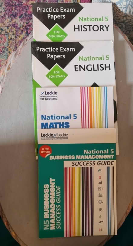 Photo of free National 5 practice exam papers books (Abbeyhill EH7) #1