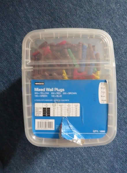 Photo of free Big box of wall plugs / rawl plugs (Cringleford NR4) #2