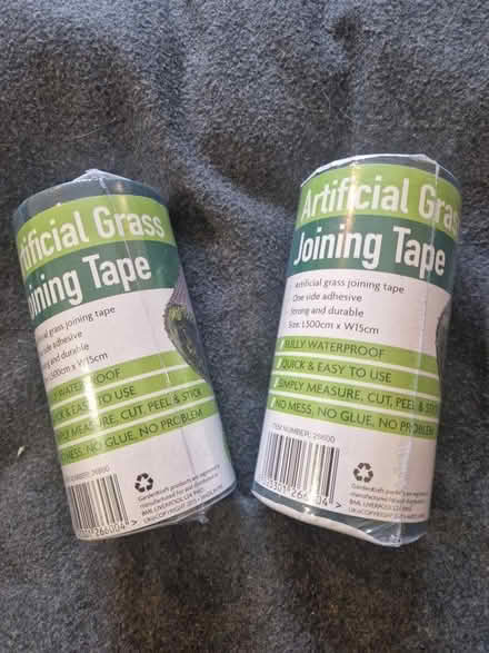 Photo of free GardenKraft 26600 Artificial Grass Joint Tape (2 Rolls) (Holmer Green HP15) #1