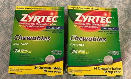 Photo of free Zyrtec Chewables (Romeoville) #1