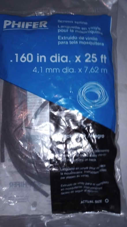 Photo of free Screen Spline 2 bags 25' each (Western Lake Worth) #2