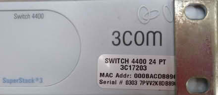 Photo of free 3Com Rack Mounted 24 port Hub (Owlsmoor GU47) #1