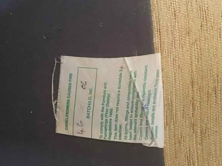 Photo of free Sofa and armchair (Denton) #2