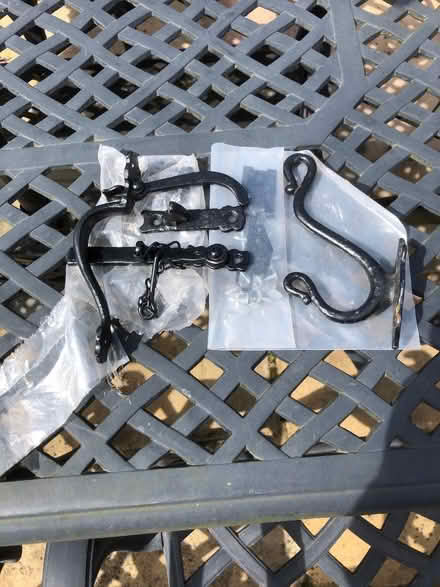 Photo of free Metal Door Latch & Coat Hook (West Lavington SN10) #1