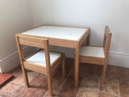 Photo of free Children’s table & chairs (Metal Bridge DH6) #1