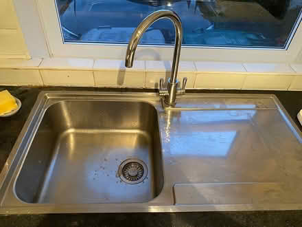Photo of free Metal Franke Sink and tap (N11 nr new Southgate stn) #1