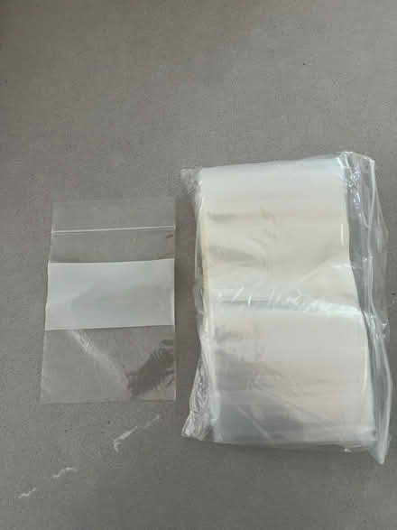 Photo of free 3”x4” Resealable Plastic Bags (Marsh Creek/Eagle) #1
