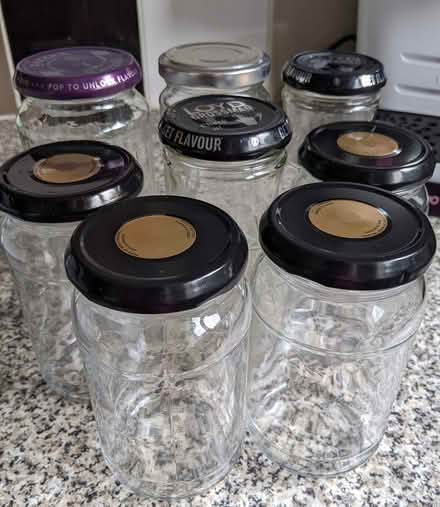Photo of free 8 glass jars & lids (Ainsdale (PR8)) #1
