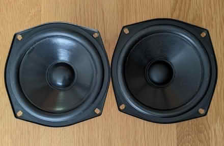 Photo of free Pair of 5 inch 130mm speakers from Gale bookshelf cabinets (City Centre NR3) #1