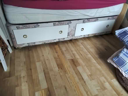 Photo of free Single divan bed base with two storage drawers (Moorlands LA1) #3