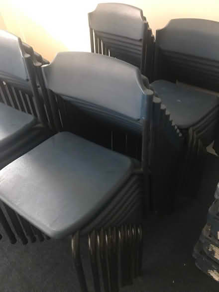 Photo of free 38 Blue Chairs (L15) #1