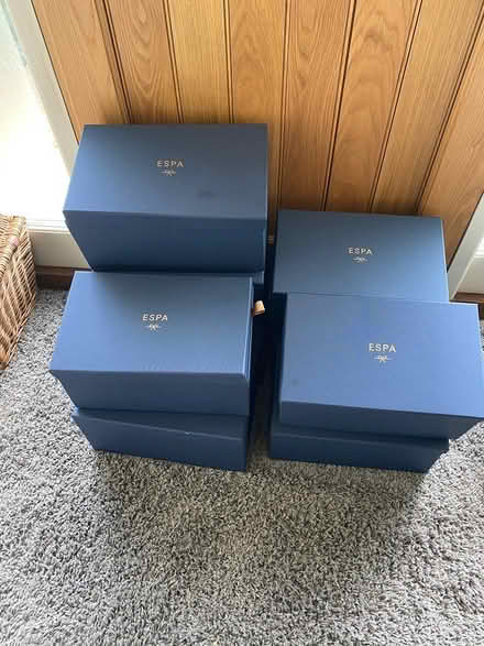 Photo of free 9 Large Blue Boxes (Churchill, OX7) #1