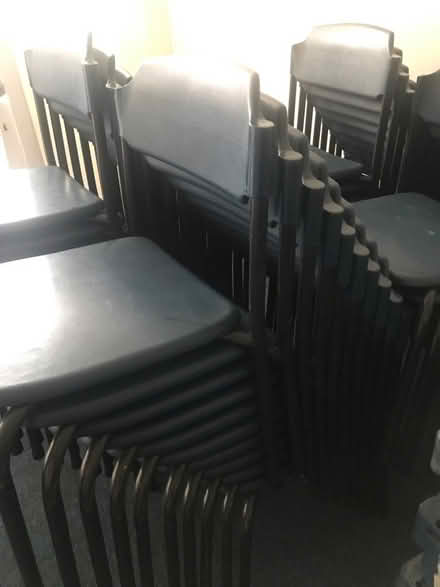 Photo of free 38 Blue Chairs (L15) #3